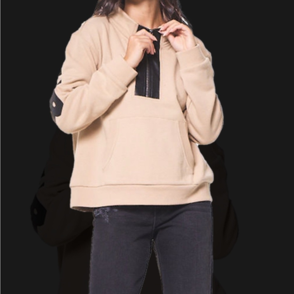 Vintage Havana NWT Quarter Zip Sweatshirt S